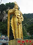 Statue Gott Murugan, Batu H&ouml;hlen