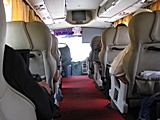 Fernbus von innen. sehr bequem!