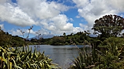 am Foto-Shutingplatz der Taranaki leider in Wolken