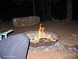 Abends am Lagerfeuer